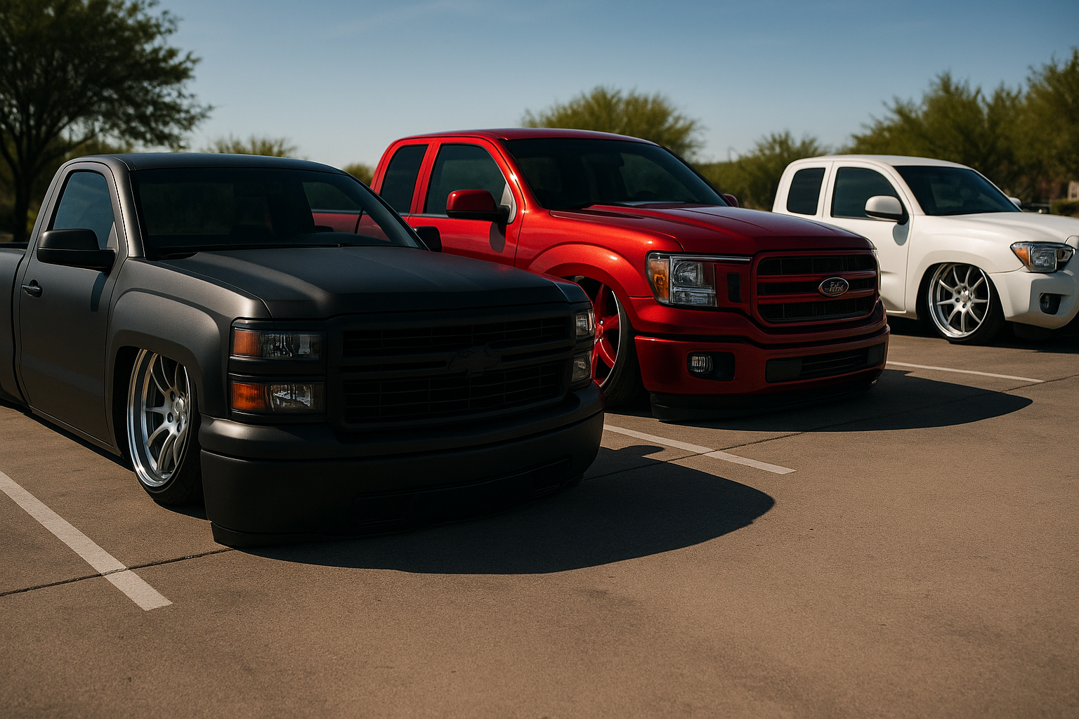 slammed trucks